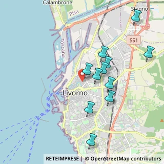 Mappa Via Pompilia, 57122 Livorno LI, Italia (1.95091)