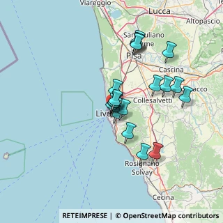 Mappa Via Pompilia, 57122 Livorno LI, Italia (12.109)