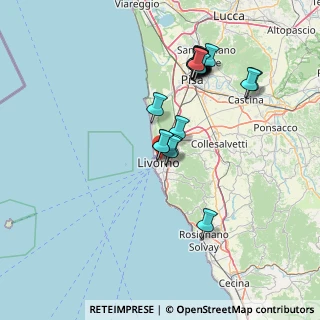Mappa Via Pompilia, 57122 Livorno LI, Italia (14.8425)