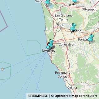 Mappa Via Dell' Oriolino, 57122 Livorno LI, Italia (28.56091)