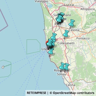 Mappa Via Bassa, 57122 Livorno LI, Italia (12.5265)