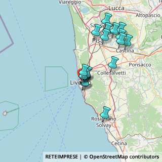 Mappa Via Bassa, 57122 Livorno LI, Italia (13.72889)