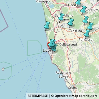 Mappa Via Bassa, 57122 Livorno LI, Italia (18.07167)