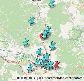 Mappa Via Zona Industriale castelnuovo, 52010 Subbiano AR, Italia (7.4925)