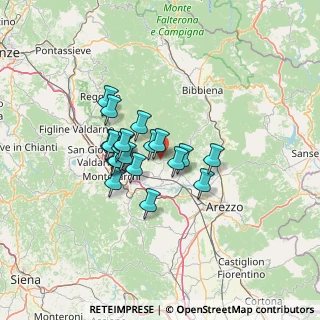 Mappa Via Masaccio, 52024 Loro Ciuffenna AR, Italia (9.7355)