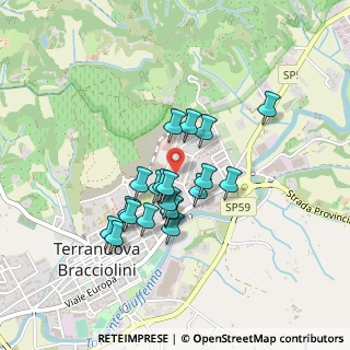 Mappa Via Giuseppe Saragat, 52028 Terranuova Bracciolini AR, Italia (0.3605)