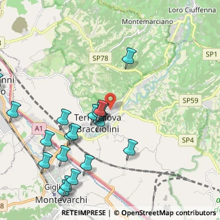 Mappa Via Giuseppe Saragat, 52028 Terranuova Bracciolini AR, Italia (2.6605)