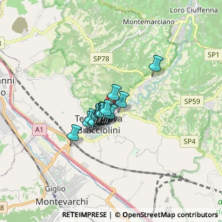 Mappa Via Giuseppe Saragat, 52028 Terranuova Bracciolini AR, Italia (0.91)