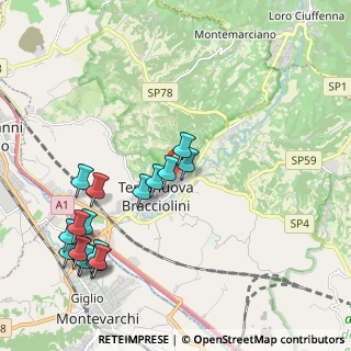 Mappa Via Giuseppe Saragat, 52028 Terranuova Bracciolini AR, Italia (2.45176)