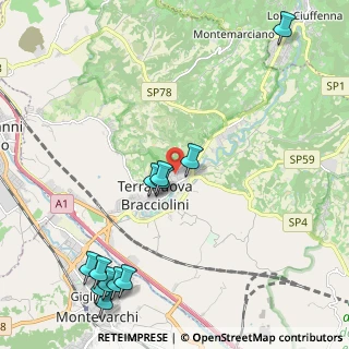 Mappa Via Giuseppe Saragat, 52028 Terranuova Bracciolini AR, Italia (2.73667)