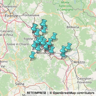 Mappa Via Giuseppe Saragat, 52028 Terranuova Bracciolini AR, Italia (9.831)