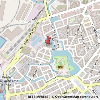 Mappa Piazza dei Legnami, 28, 57123 Livorno, Livorno (Toscana)
