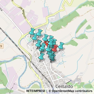 Mappa Via U. Terracini, 50052 Certaldo FI, Italia (0.245)