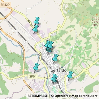 Mappa Via U. Terracini, 50052 Certaldo FI, Italia (0.86818)