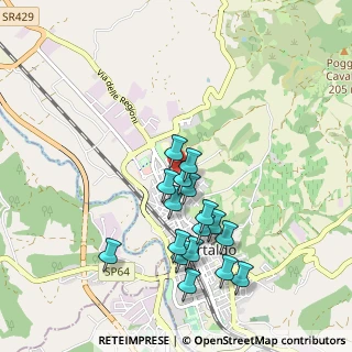 Mappa Via U. Terracini, 50052 Certaldo FI, Italia (0.91765)