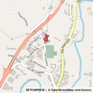 Mappa Via delle Rose,  45, 61043 Cagli, Pesaro e Urbino (Marche)
