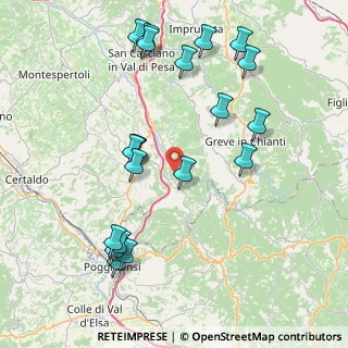 Mappa Via Senese, 50028 Barberino Tavarnelle FI, Italia (9.1225)