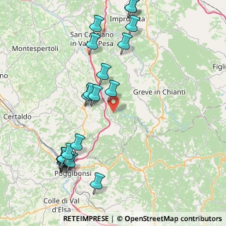 Mappa Via Senese, 50028 Barberino Tavarnelle FI, Italia (9.956)
