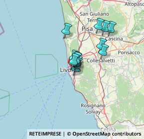 Mappa Piazza Ognissanti Pamela, 57125 Livorno LI, Italia (8.08643)