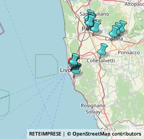 Mappa Piazza Ognissanti Pamela, 57125 Livorno LI, Italia (13.97563)