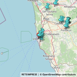 Mappa Piazza Ognissanti Pamela, 57125 Livorno LI, Italia (17.87688)