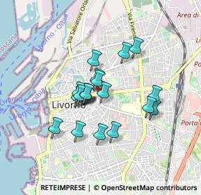 Mappa Piazza Ognissanti Pamela, 57125 Livorno LI, Italia (0.661)