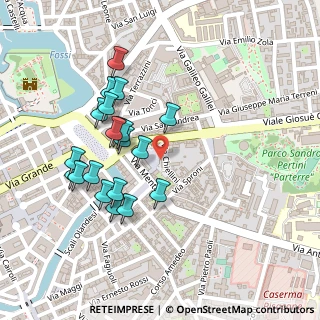 Mappa Piazza Ognissanti Pamela, 57125 Livorno LI, Italia (0.231)