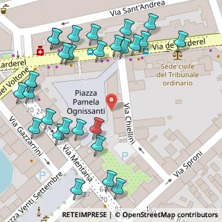 Mappa Piazza Ognissanti Pamela, 57125 Livorno LI, Italia (0.08852)
