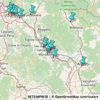 Mappa Via Sabotino in Terranuova Bracciolini, 52028 Terranuova Bracciolini AR, Italia (21.14333)