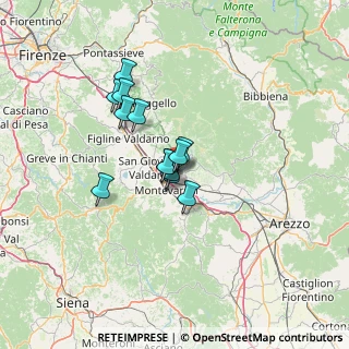 Mappa Via Sabotino in Terranuova Bracciolini, 52028 Terranuova Bracciolini AR, Italia (9.34615)