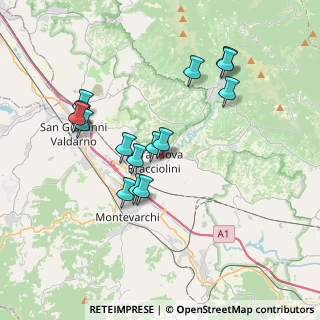 Mappa Via Sabotino in Terranuova Bracciolini, 52028 Terranuova Bracciolini AR, Italia (3.58733)