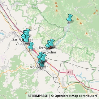 Mappa Via Sabotino in Terranuova Bracciolini, 52028 Terranuova Bracciolini AR, Italia (3.66938)