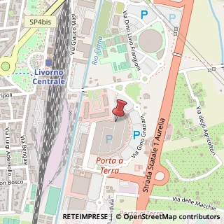 Mappa Via Gino Graziani, 6 c, 57121 Livorno, Livorno (Toscana)