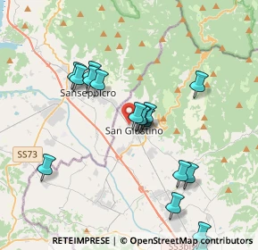 Mappa Via Giovanni Ottavio Bufalini, 06016 San Giustino PG, Italia (4.785)