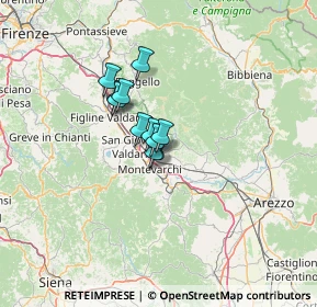 Mappa Via Isonzo, 52028 Terranuova Bracciolini AR, Italia (7.57727)