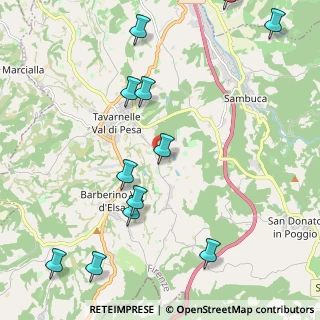 Mappa Strada Spicciano, 50028 Tavarnelle Val di Pesa FI, Italia (2.715)