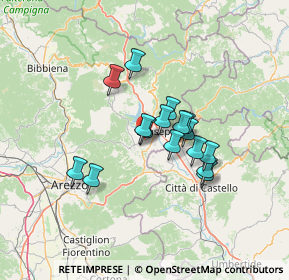 Mappa SP della Libbia, 52031 Sansepolcro AR, Italia (10.345)