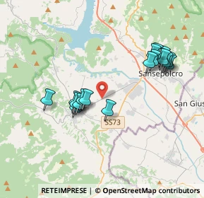 Mappa SP della Libbia, 52031 Sansepolcro AR, Italia (3.76765)