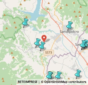 Mappa SP della Libbia, 52031 Sansepolcro AR, Italia (5.88636)