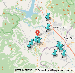 Mappa Strada Provinciale della Libbia, 52031 Sansepolcro AR, Italia (3.90727)