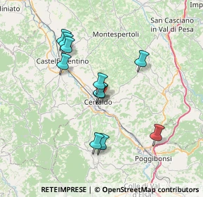 Mappa 50052 Certaldo FI, Italia (6.79636)