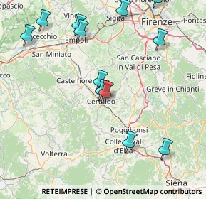 Mappa 50052 Certaldo FI, Italia (19.0275)