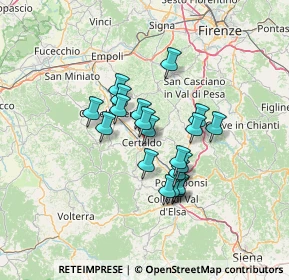 Mappa 50052 Certaldo FI, Italia (10.4635)