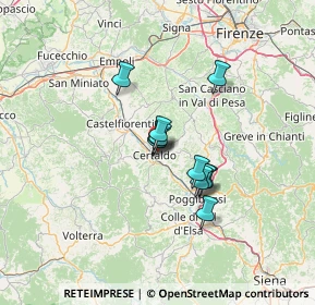 Mappa 50052 Certaldo FI, Italia (9.07818)
