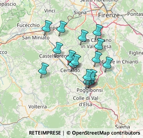 Mappa 50052 Certaldo FI, Italia (10.75529)
