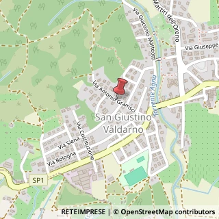 Mappa Via Gramsci Antonio-s.giustino Valdarno, 17, 52024 Loro Ciuffenna AR, Italia, 52024 Loro Ciuffenna, Arezzo (Toscana)