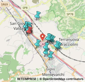 Mappa ª S.da Poggilupi, 52028 Terranuova Bracciolini AR (1.4175)