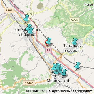 Mappa ª Strada Poggilupi, 52028 Terranuova Bracciolini AR (2.565)