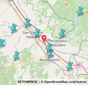 Mappa ª S.da Poggilupi, 52028 Terranuova Bracciolini AR (5.36182)