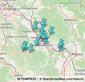 Mappa ª S.da Poggilupi, 52028 Terranuova Bracciolini AR (9.26615)